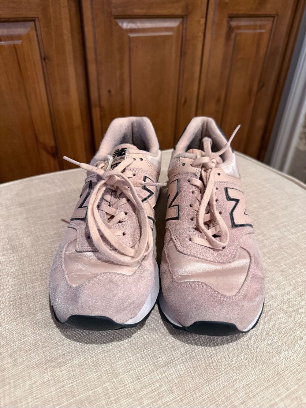 New Balance Women's Blush Pink Athletic Sneakers